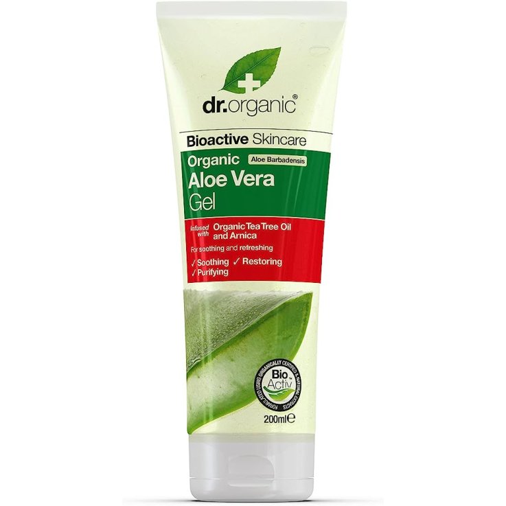 Dr. Organic - Aloe Vera Gel con Tea Tree Oil e Arnica 200 ml
