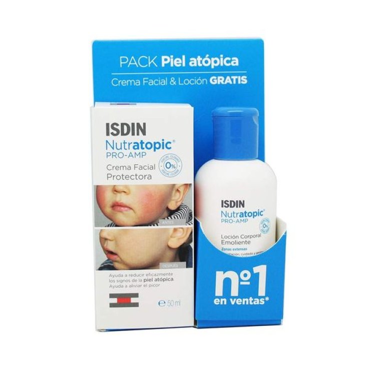 Isdin - Nutratopic Pack Crema Viso + Lozione Corpo Confezione 2 Pezzi