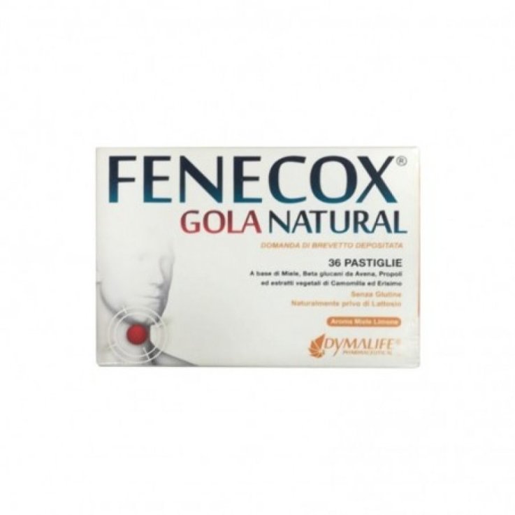 FENECOX Gola Natural 36 Pastiglie Miele/Limone