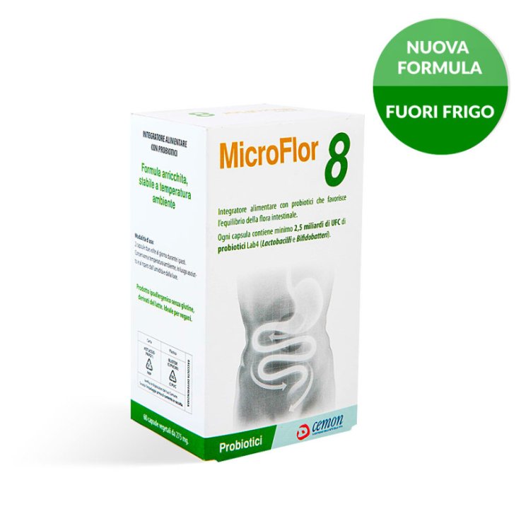 MICROFLOR 8 60 CAPSULE VEGETALI FUORI FRIGO