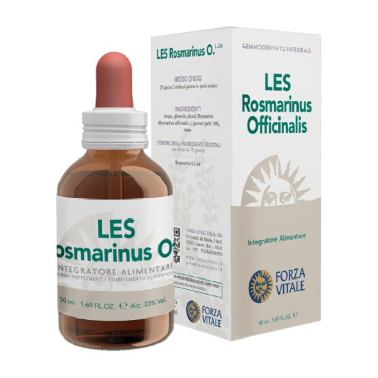 LES ROSMARINUS OFFICINALIS 50 ML MACERATO GLICERICO FORZA VITALE