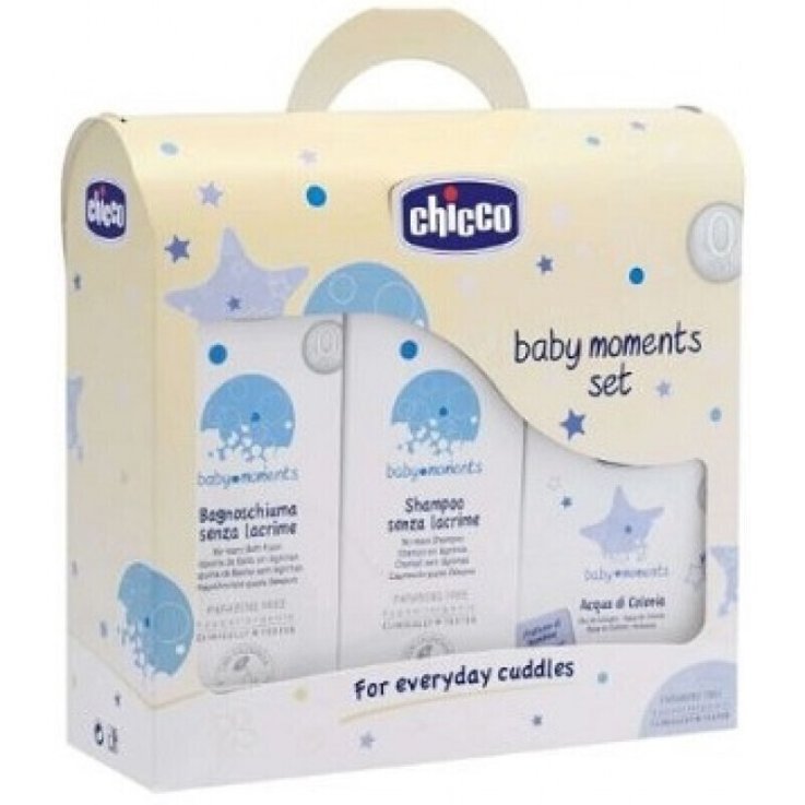 CHICCO BABY MOMENTS Set Bagno&Shampoo&Colonia 0m+