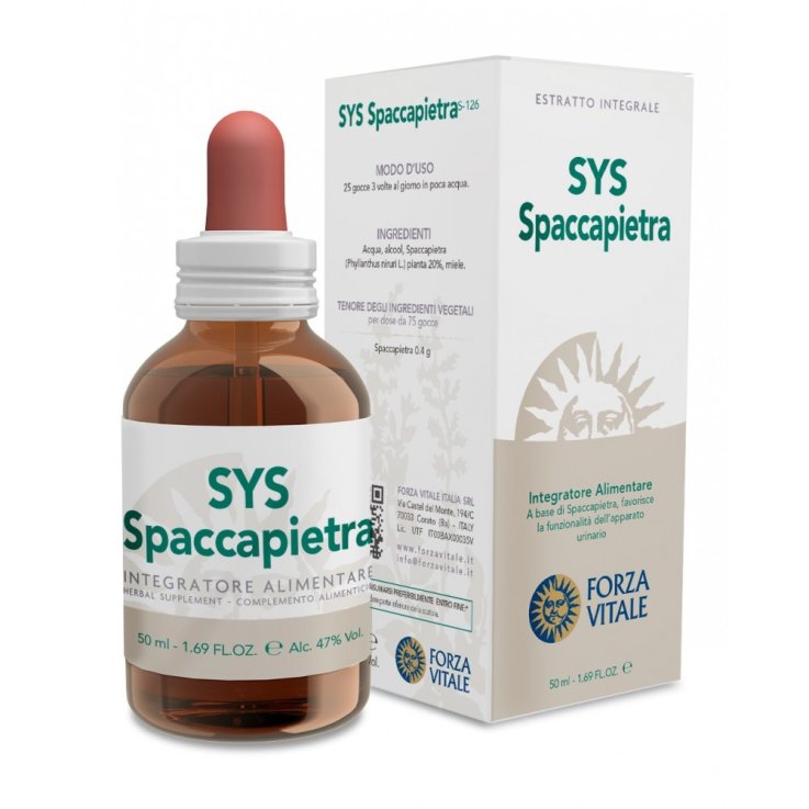 SYS SPACCAPIETRA GOCCE 50 ML FORZA VITALE