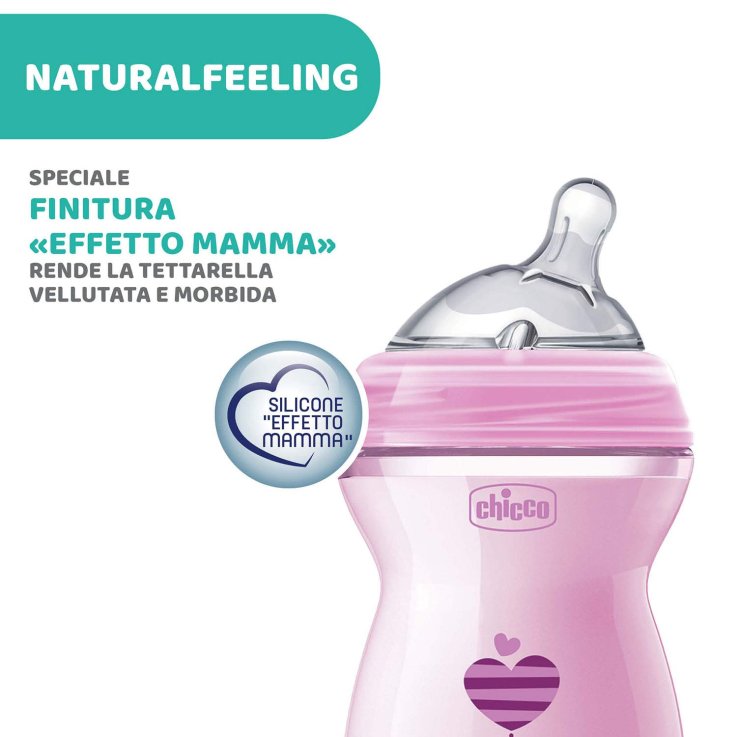 CHICCO BIBERON NATURAL FEELING 2 MESI 250 ML JGIRL