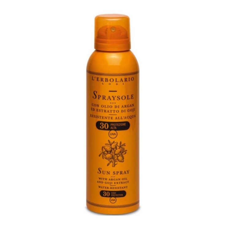 SPRAYSOLE CON OLIO DI ARGAN ED ESTRATTO DI GOJI SPF30