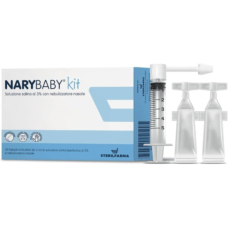 NARYBABY Kit Soluzione Salina + Nebulizzatore