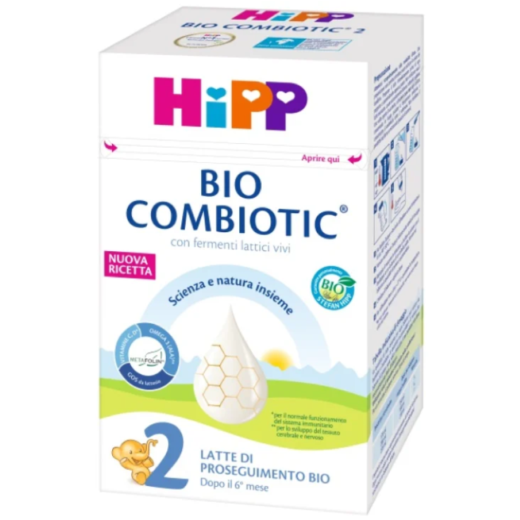HIPP 2 BIO COMBIOTIC 600 gr - latte di proseguimento