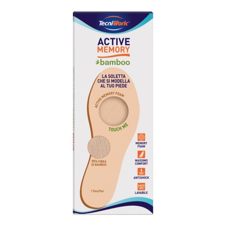 ACTIVE MEMORY SOLETTA BAMBOO TECNIWORK® 1 PAIO MISURA 46