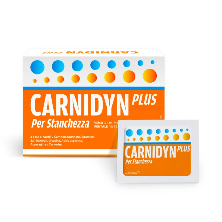 Carnidyn Plus integratore alimentare 20 bustine da 5 g.