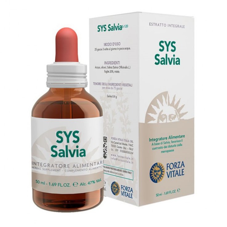 SYS SALVIA FORZA VITALE INTEGRATORE ALIMENTARE 50 ML