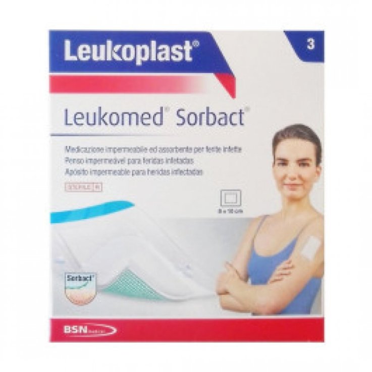 LEUKOMED SORBACT 8X10 CM