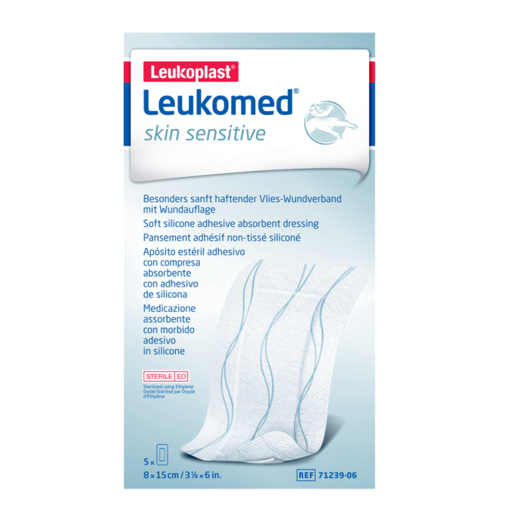LEUKOMED SKIN SENSITIVE STERILE 8X15