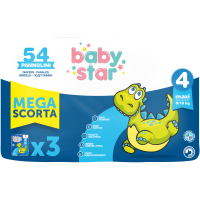 BABYSTAR TRIPACK 3X18 TAGLIA 4 54 PEZZI