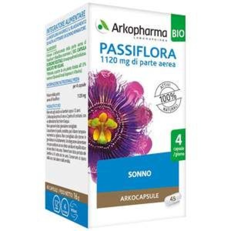 Arkopharma - Arkocapsule Passiflora Bio Confezione 45 Capsule
