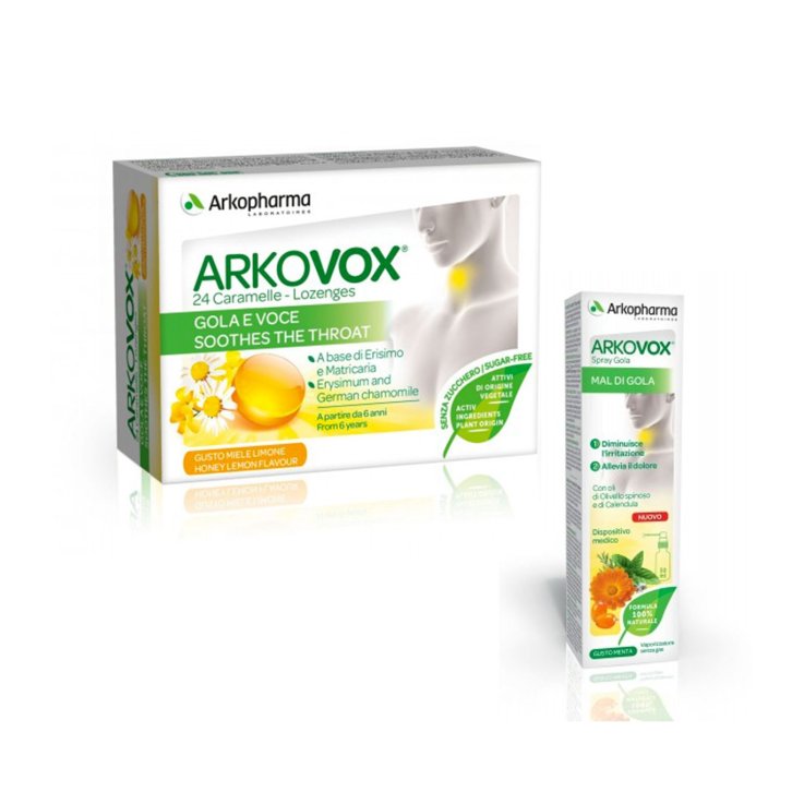 Arkovox Propoli Duo Pack Integratore difese immunitarie 24 compresse + spray 30ml