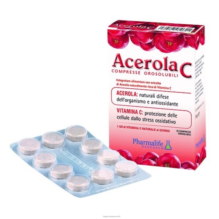 acerola c 30 compresse orosolubili pharmalife research 