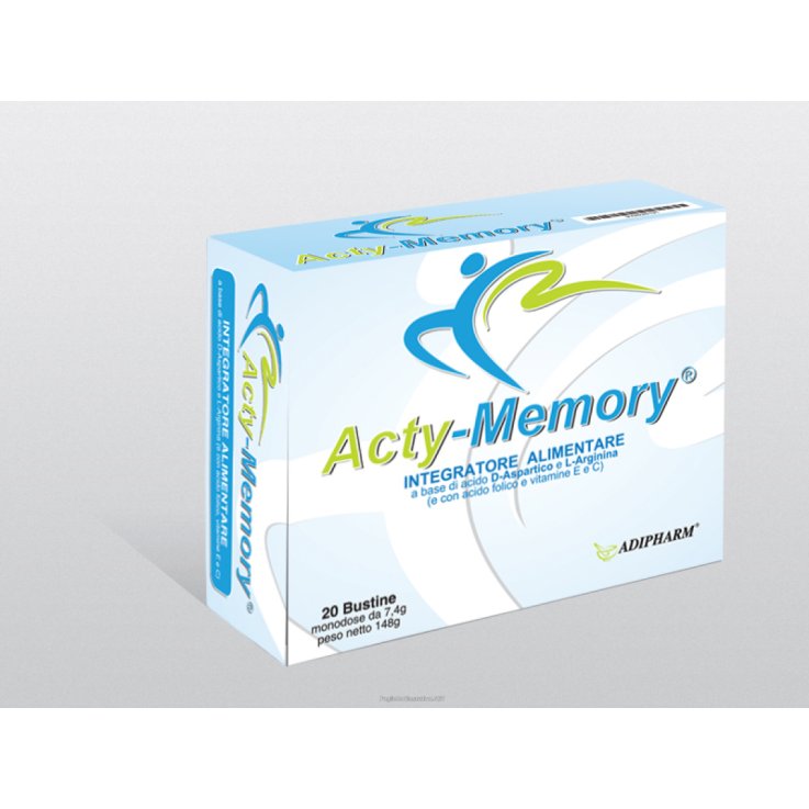 acty memory 20 bustine tonici psico-fisici e adipharm 