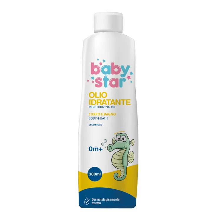 BABYSTAR OLIO CORPO/BAGNO300ML
