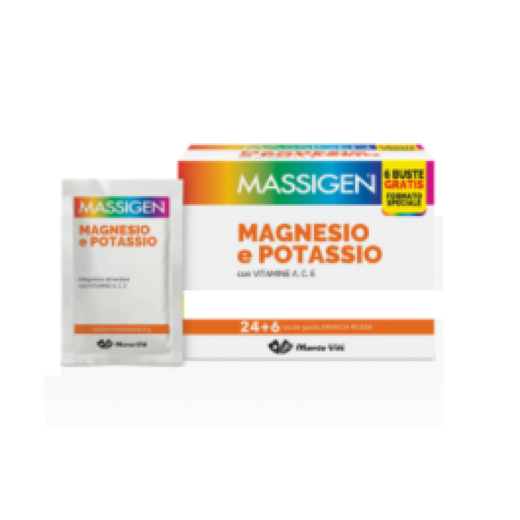 MASSIGEN MAGNESIO POTASSIO 24+6 BUSTE