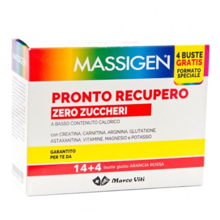 Massigen Pronto recupero zero zuccheri 14+4 buste