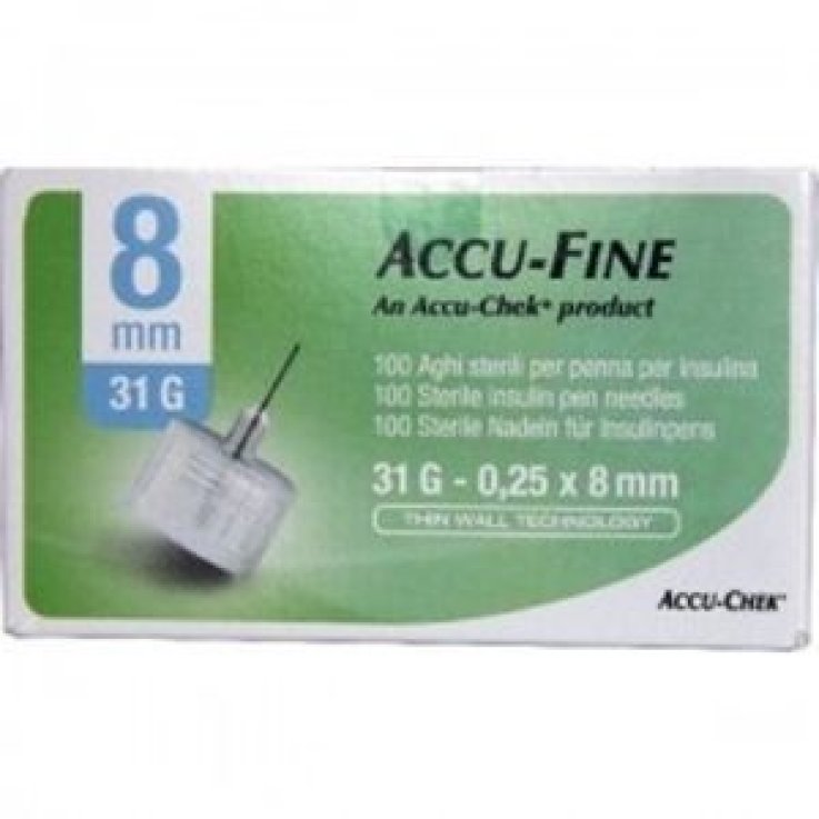 Accu-Fine Ago 31 G 8 mm 100 Pezzi