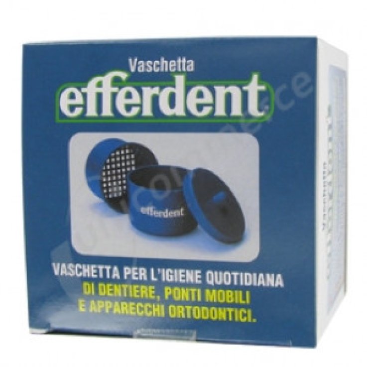 EFFERDENT VASCHETTA PORTAPROTESI Chefaro pharma italia
