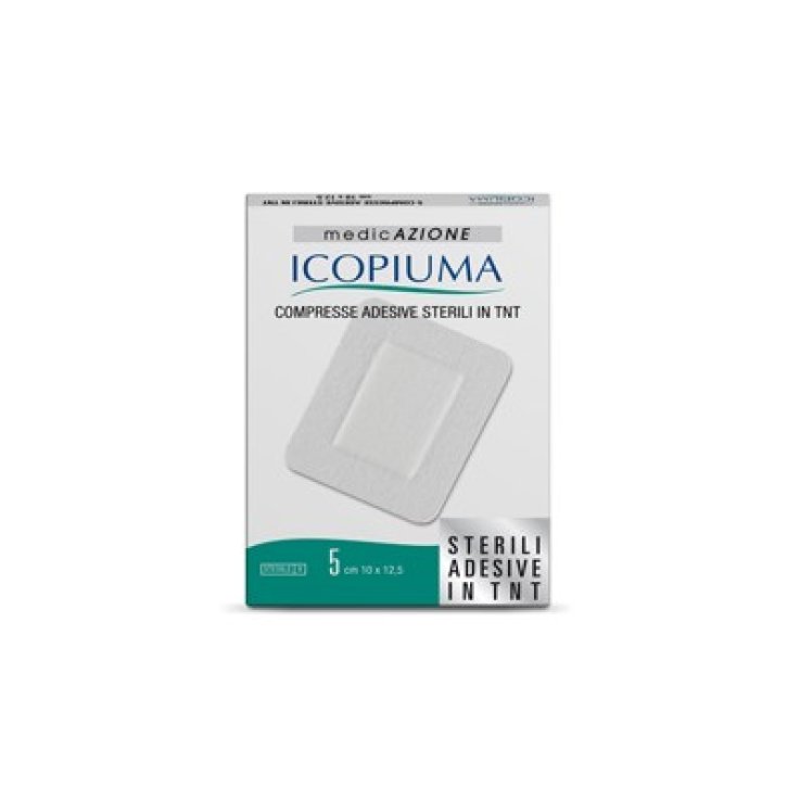 DesaPharma Icopiuma Compresse Adesive Sterili In TNT 10x12,5cm 5 Pezzi 