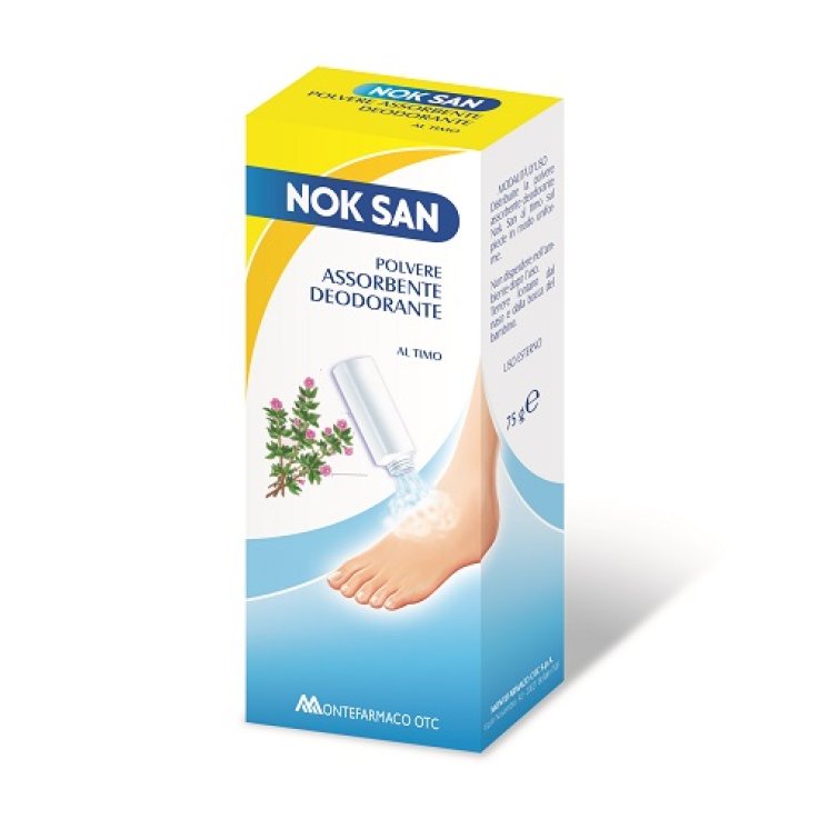 NOK SAN Polvere Assorbente Deodorante 75g