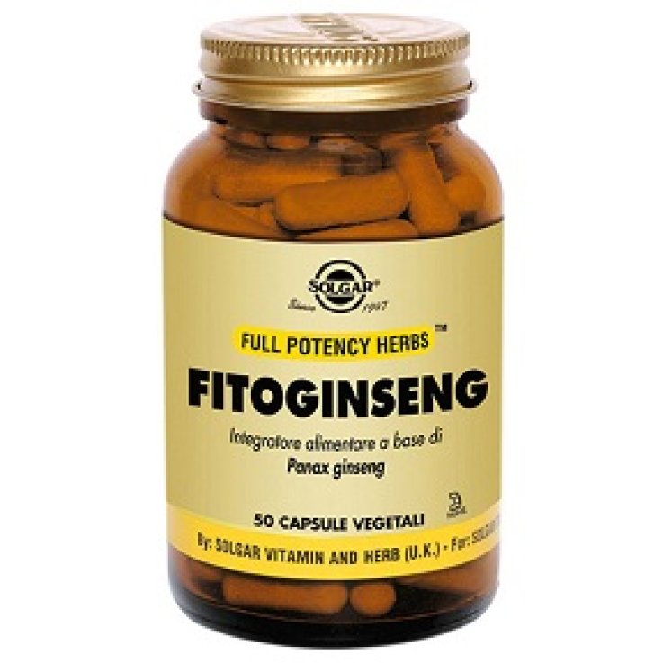 FITOGINSENG 50 Cps      SOLGAR