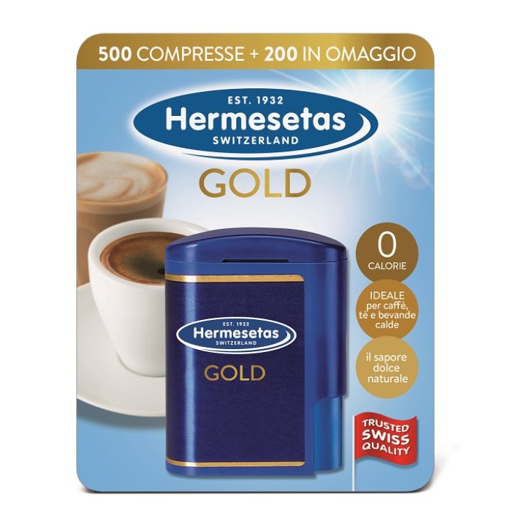 HERMESETAS GOLD DOLCIFICANTE CON ASPARTAME 700 COMPRESSE