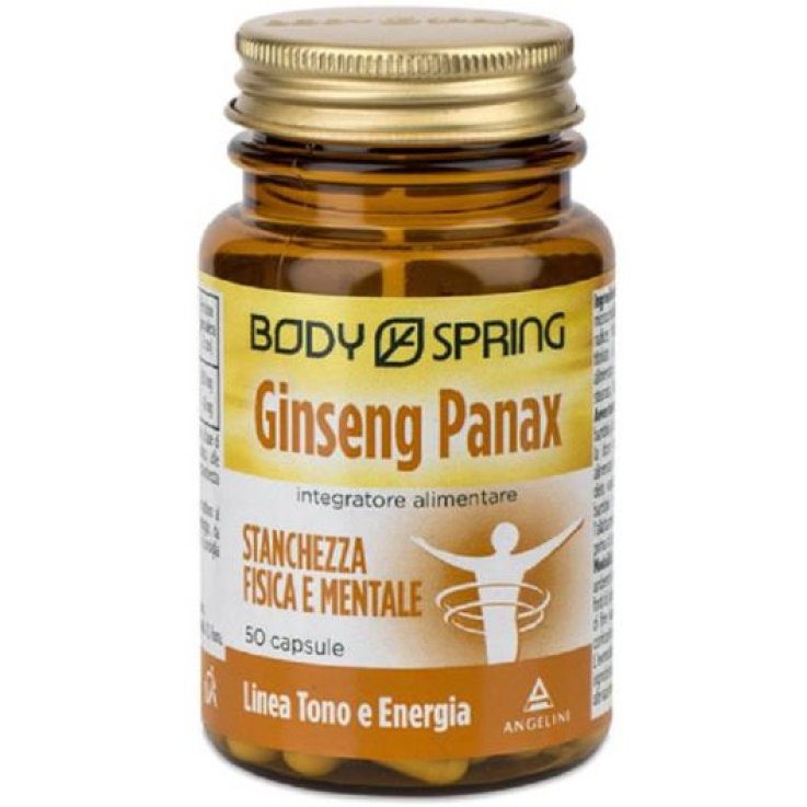 BODY SPRING Ginseng panax tonico adattogeno 50 capsule 100 mg