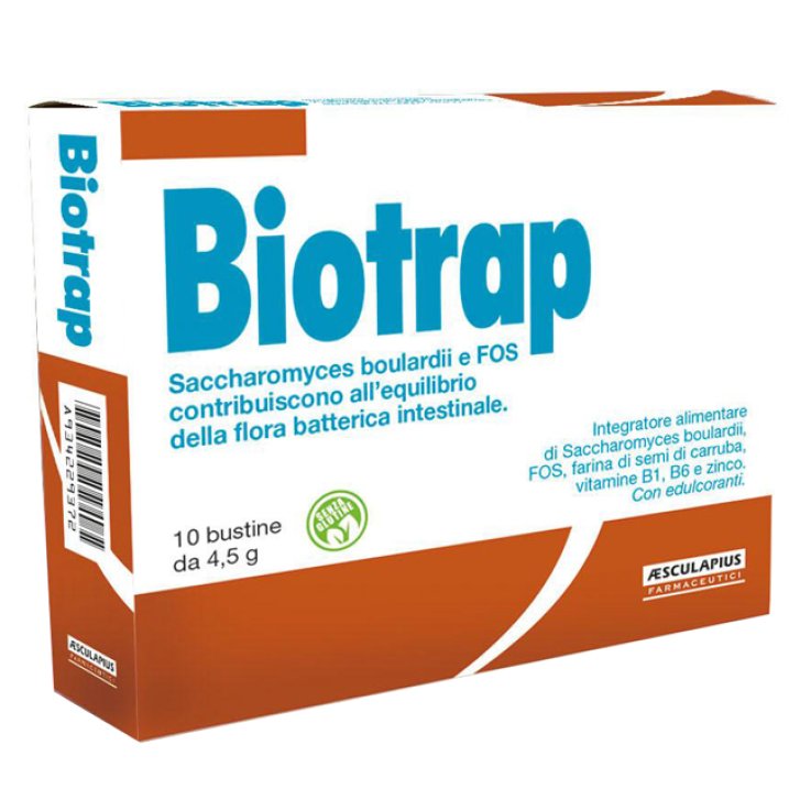 BIOTRAP 10 Bustine Senza Glutine 4,5g Aesculapius farmaceutici 