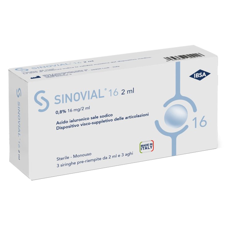 SINOVIAL 0,8% 3 Sir.16mg/2ml