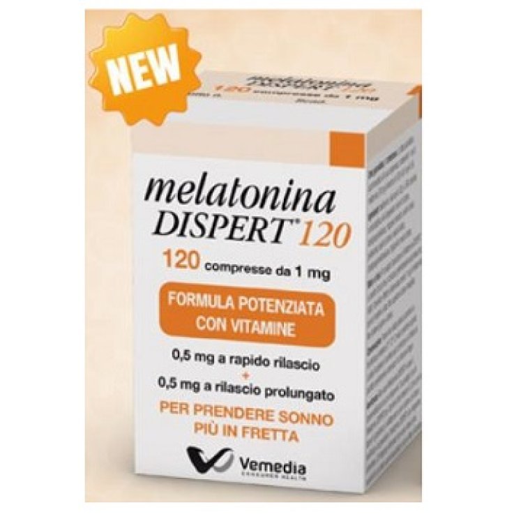 MELATONINA DISPERT 120 COMPRESSE Vemedia pharma
