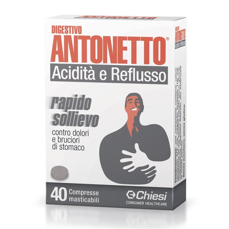 DIGESTIVO ANTONETTO ANTIACIDITA' E REFLUSSO 40 COMPRESSE