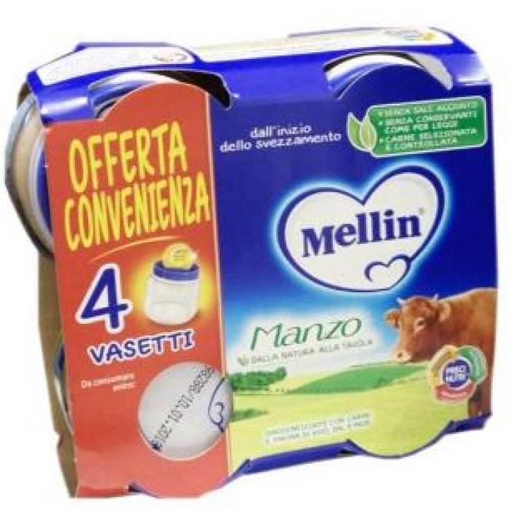 Mellin Omogeneizzato Di Carne  4x80g