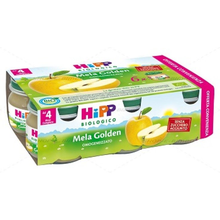 OMO HIPP Bio Mela Golden*6x80g