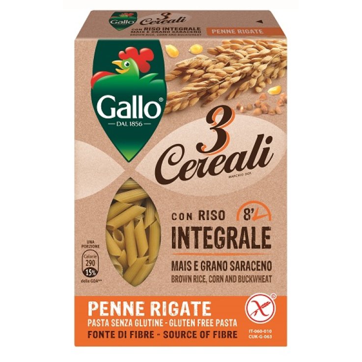 PASTA INT 3CEREALI PENNE 250G