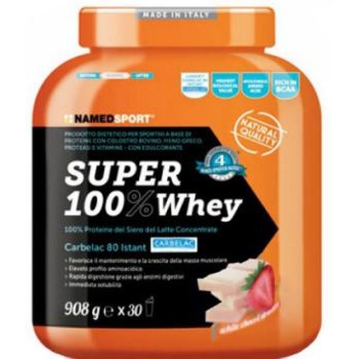 SUPER100%WHEY White Choco 908g