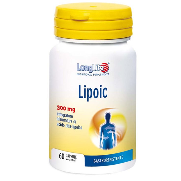 LONGLIFE LIPOIC 300mg 60 Cps