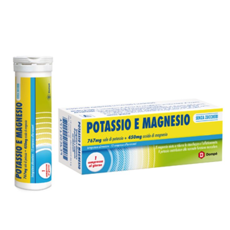 Bracco Potassio+Magnesio Senza Zucchero 12 Compresse