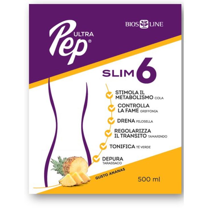 ULTRA PEP Slim 6 Ananas 500ml