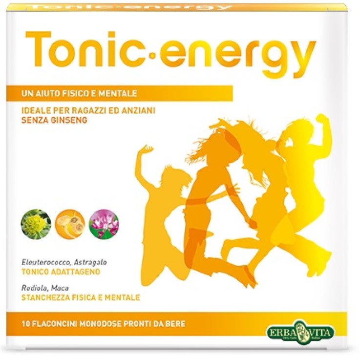 TONIC ENERGY 10 FLACONI 12 ml ERBAVITA