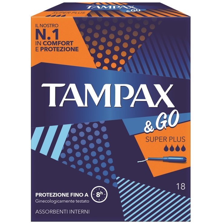 TAMPAX&GO Super Plus 18pz