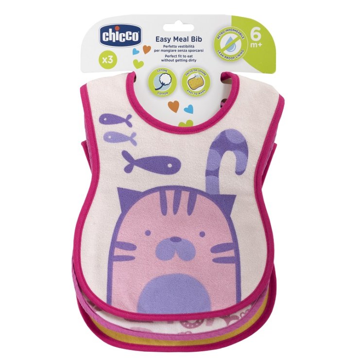 CHICCO BAVAGLINO PAPPA 6M+ 3 PEZZI BIMBA