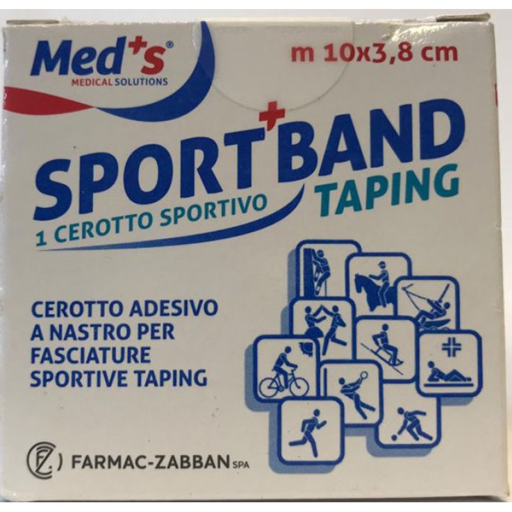 MEDS CEROTTO SPORTIVO TAPING 10 M X 3,8 CM