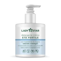 LADY STAR DETERGENTE INTIMO DONNE IN ETÀ FERTILE NATURALE E BIOLOGICO FLACONE 300 ML