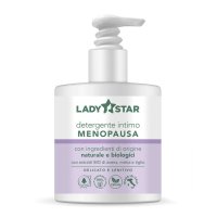 LADY STAR DETERGENTE INTIMO DONNE IN MENOPAUSA NATURALE E BIOLOGICO FLACONE 300 ML