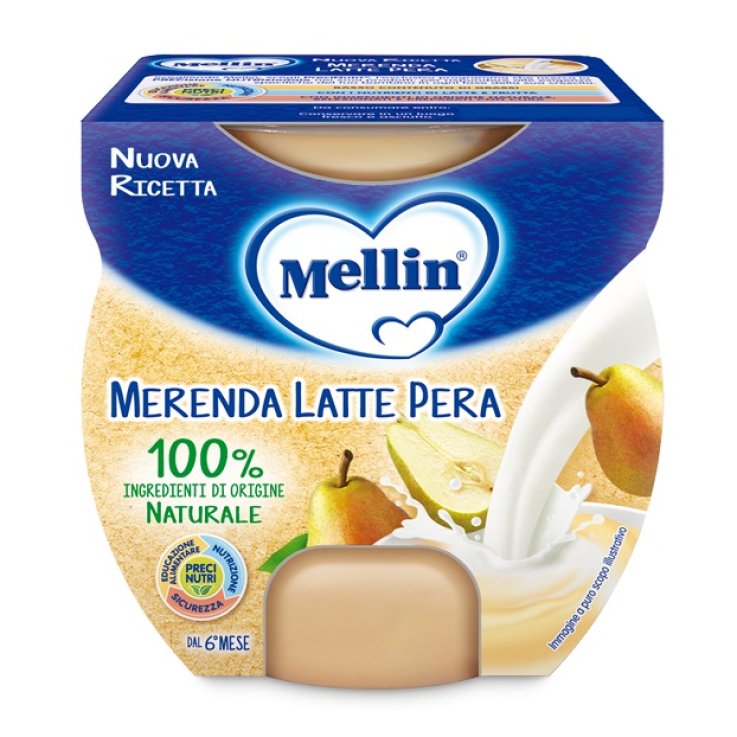 MELLIN Mer.Latte Pera 2x100g