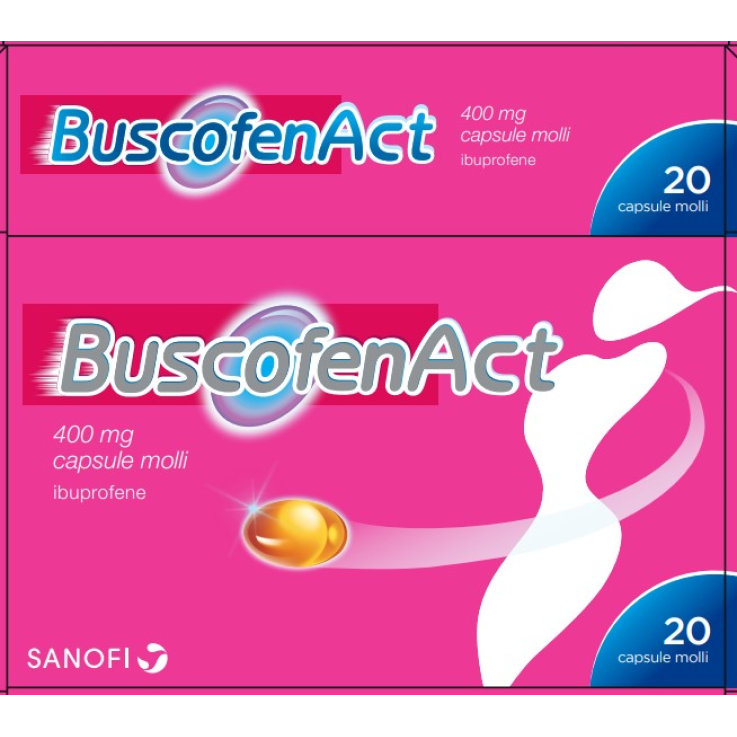 BUSCOFENACT*20CPS 400MG